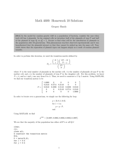 Math 4600: Homework 10 Solutions Gregory Handy