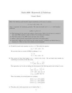 Math 4600: Homework 12 Solutions Gregory Handy