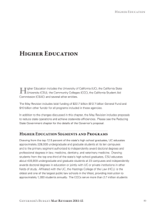 H Higher Education