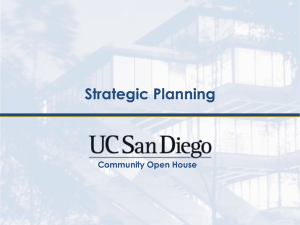 Strategic Planning  Community Open House