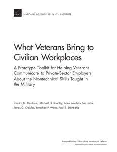 What Veterans Bring to Civilian Workplaces