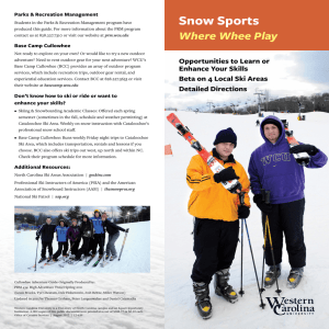 Snow Sports Parks &amp; Recreation Management