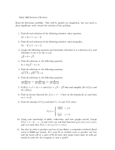 Math 1090 Section 5 Review1