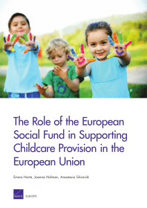 The Role of the European Social Fund in Supporting European Union