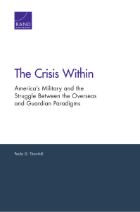 The Crisis Within America’s Military and the Struggle Between the Overseas