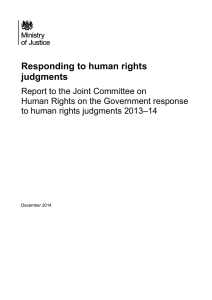 Responding to human rights judgments