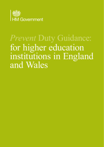 for higher education institutions in England and Wales