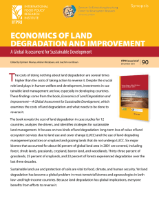 T ECONOMICS OF LAND DEGRADATION AND IMPROVEMENT 90