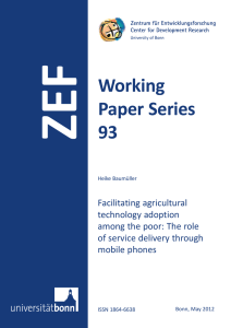 ZEF Working Paper Series 93