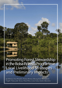 Promoting Forest Stewardship in the Bolsa Floresta Programme: Local Livelihood Strategies