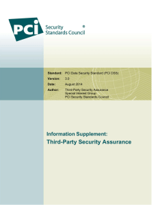 Third-Party Security Assurance Information Supplement:  3.0