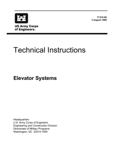 Technical Instructions Elevator Systems