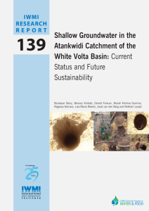 Shallow Groundwater in the R E P O R T IWMI RESEARCH