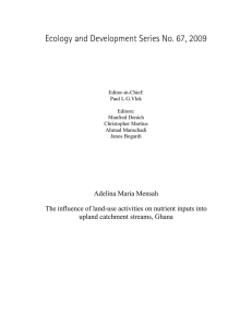 Ecology and Development Series No. 67, 2009