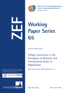 ZEF Working Paper Series 65