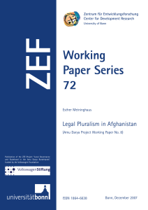 ZEF Working Paper Series 72