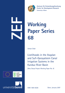 ZEF Working Paper Series 68