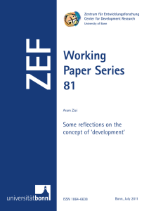 ZEF Working Paper Series 81