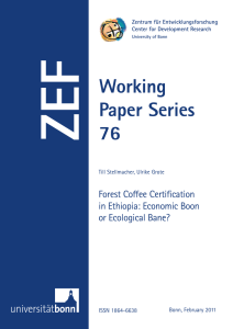 ZEF Working Paper Series 76