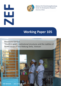 ZEF Working Paper 105