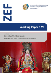 ZEF Working Paper 129 Governing Maritime Space: