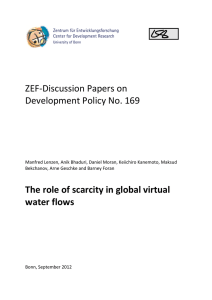 ZEF-Discussion Papers on Development Policy No. 169