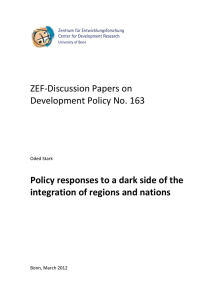 ZEF-Discussion Papers on Development Policy No. 163