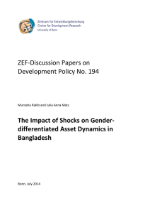 ZEF-Discussion Papers on Development Policy No. 194