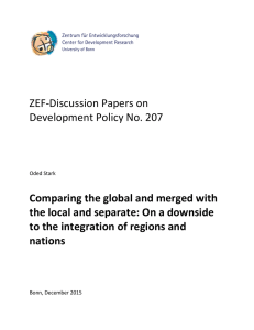 ZEF-Discussion Papers on Development Policy No. 207