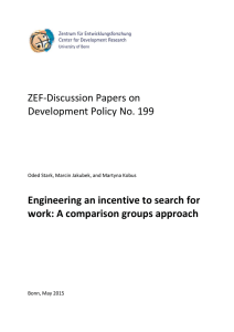 ZEF-Discussion Papers on Development Policy No. 199