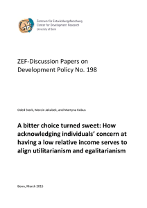 ZEF-Discussion Papers on Development Policy No. 198