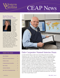 CEAP News Ruebel Becomes New Associate Dean