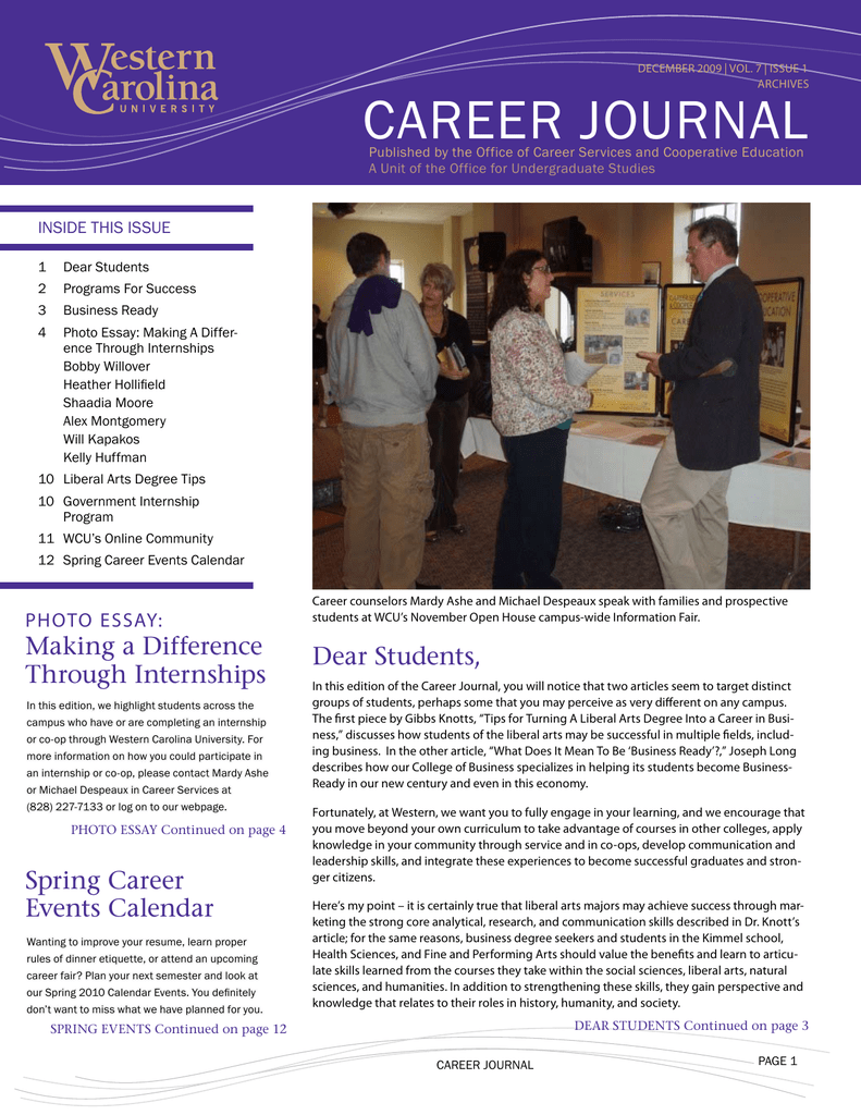 Wcu Spring 2022 Calendar Career Journal