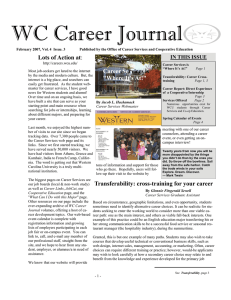 WC Career Journal