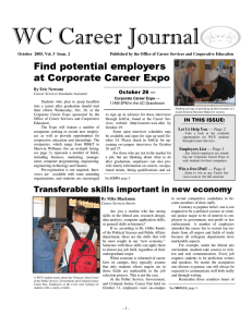 WC Career Journal