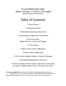 Table of Contents A Look Behind the Veils: