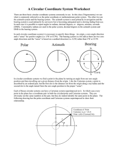 A Circular Coordinate System Worksheet