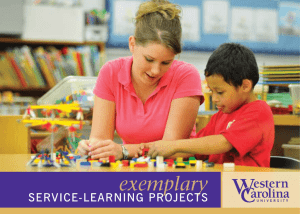 exemplary Service-Learning ProjectS