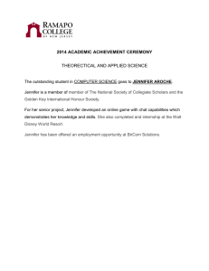 2014 ACADEMIC ACHIEVEMENT CEREMONY  THEORECTICAL AND APPLIED SCIENCE