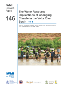 146 The Water Resource Implications of Changing Climate in the Volta River