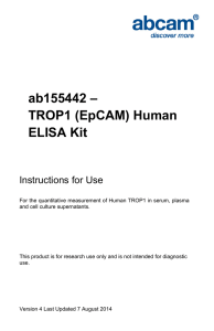 ab155442 – TROP1 (EpCAM) Human ELISA Kit Instructions for Use