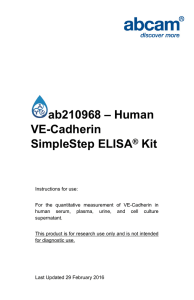 ab210968 – Human VE-Cadherin SimpleStep ELISA Kit