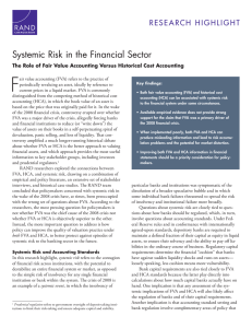 F Systemic Risk in the Financial Sector