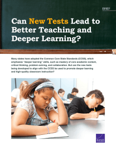 Can Lead to Better Teaching and Deeper Learning?
