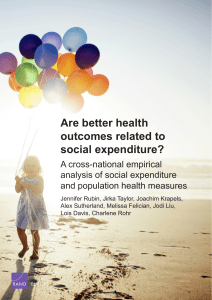Are better health outcomes related to social expenditure? A cross-national empirical