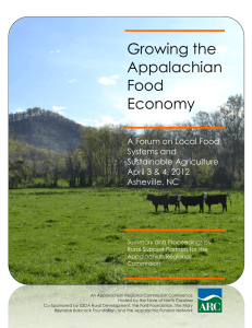 Growing the Appalachian Food Economy