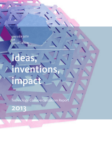 Ideas, inventions, impact 2013