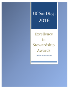 2016 Excellence in Stewardship