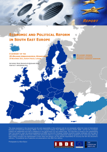 Report Economic and Political Reform in South East Europe