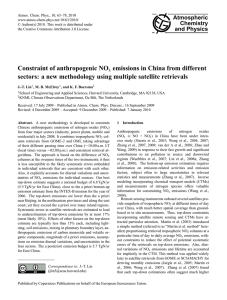 Atmospheric Chemistry and Physics